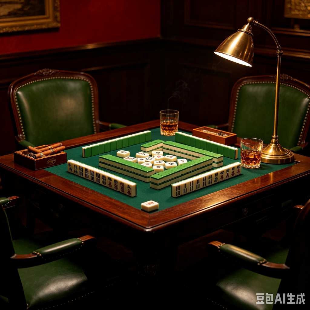 green transparent mahjong tiles