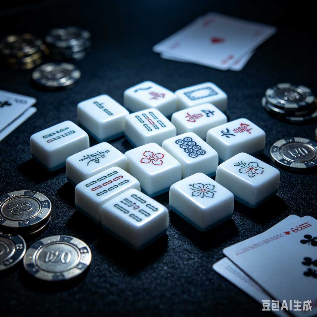 engraved texture mahjong tiles